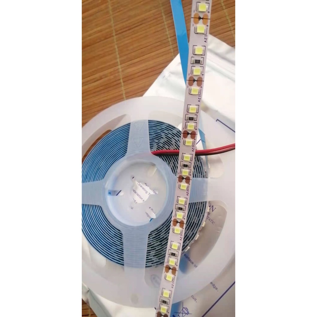 Đèn Led dây 5m 2835  120 bóng 12v dán cho máng nhôm định hình