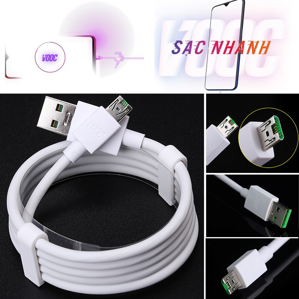 Cáp Sạc Nhanh Vooc O.ppo 4.0 - Ak779 Dùng Cho Các Dòng Điện Thoại của O.ppo