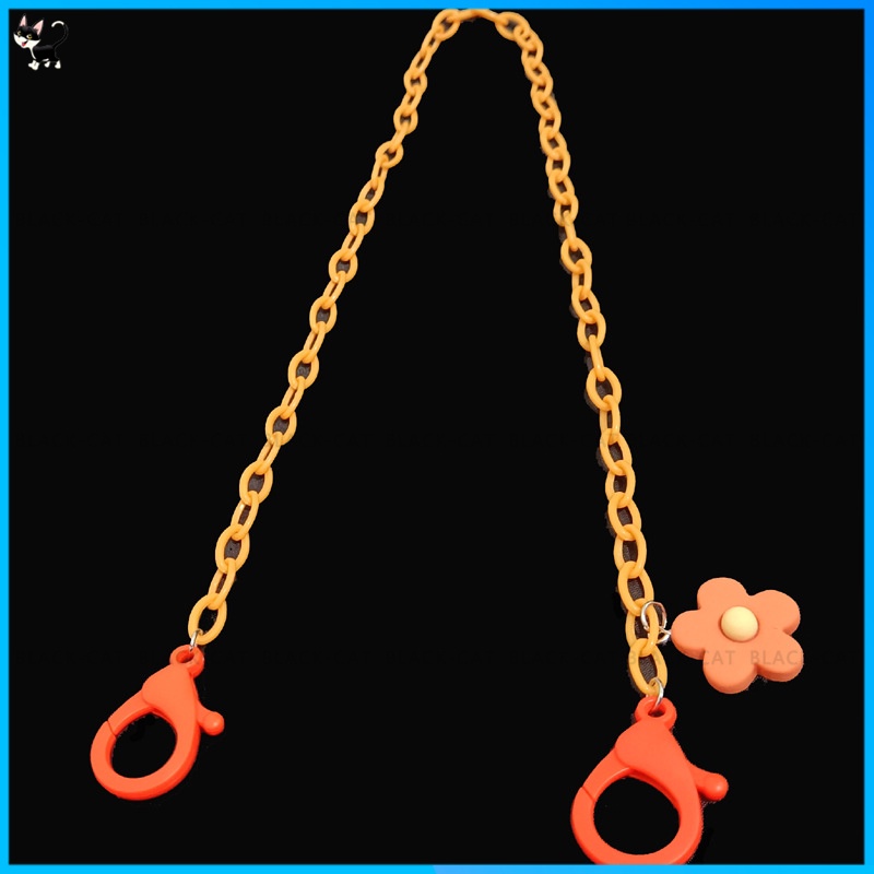 Dây Đeo Mắt Kính Chống Thất Lạc Bằng Acrylic Họa Tiết Hoa Dễ Thương