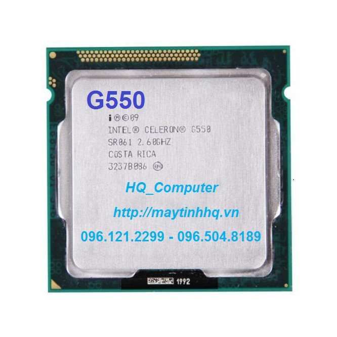 Intel Celeron Dual Core G550
