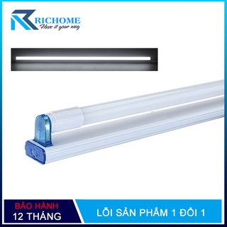 Bộ đèn led Tuýp thủy tinh 20W + 1 máng đèn 1.2 mét