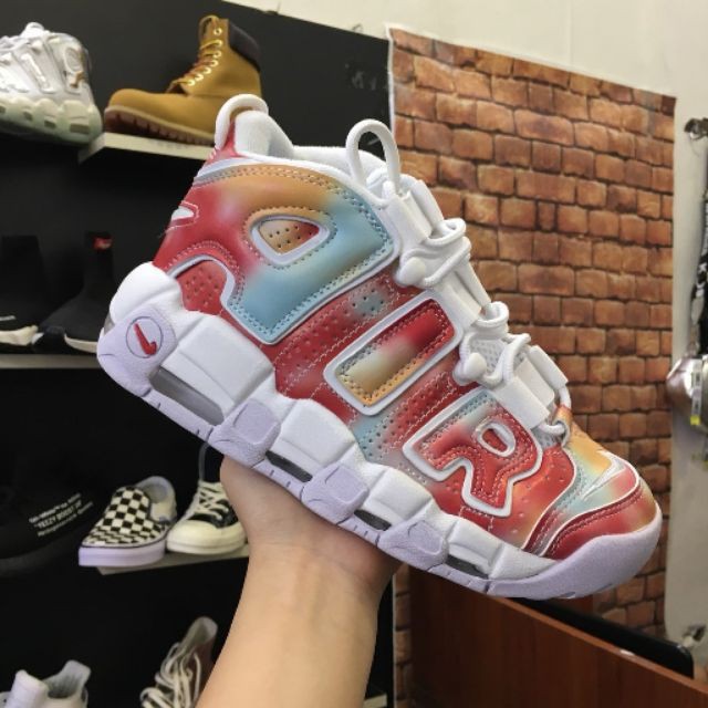Giày Thể Thao uptempo màu cầu vồng mới nhất_Giaysneaker