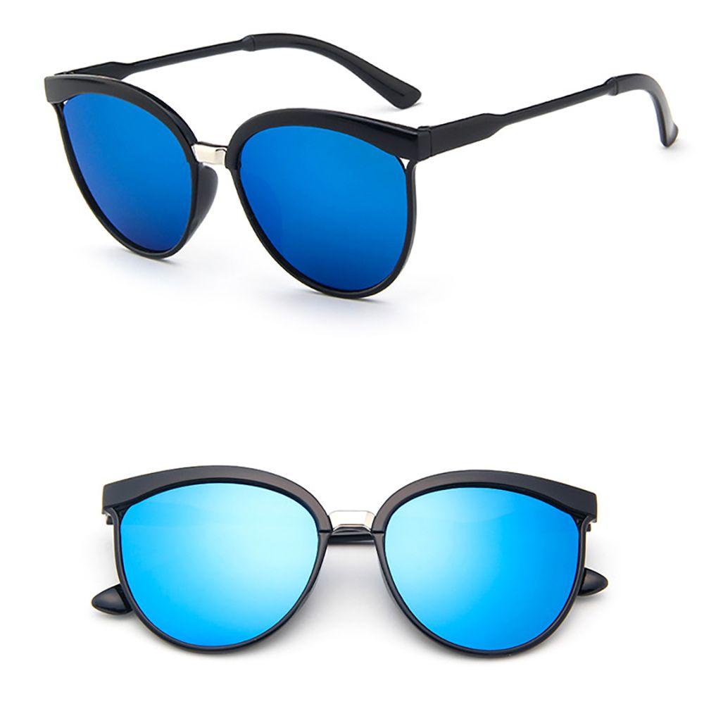 Kính Chống Tia UV Phản Quang Gọng Lớn Phong Cách Hàn Quốc Cho Nam Và Nữ