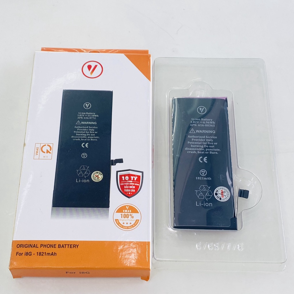 Pin Vmas Li-on Polymer (6G - 8Plus)