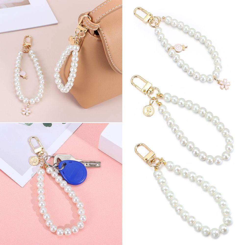 SUSANS Móc Khóa Ngọc Trai Trang Trí Túi Xách