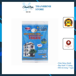 BỘT THÔNG CỐNG/ THÔNG TẮC TRACATU 100GR- ĂN MÒN CỰC MẠNH