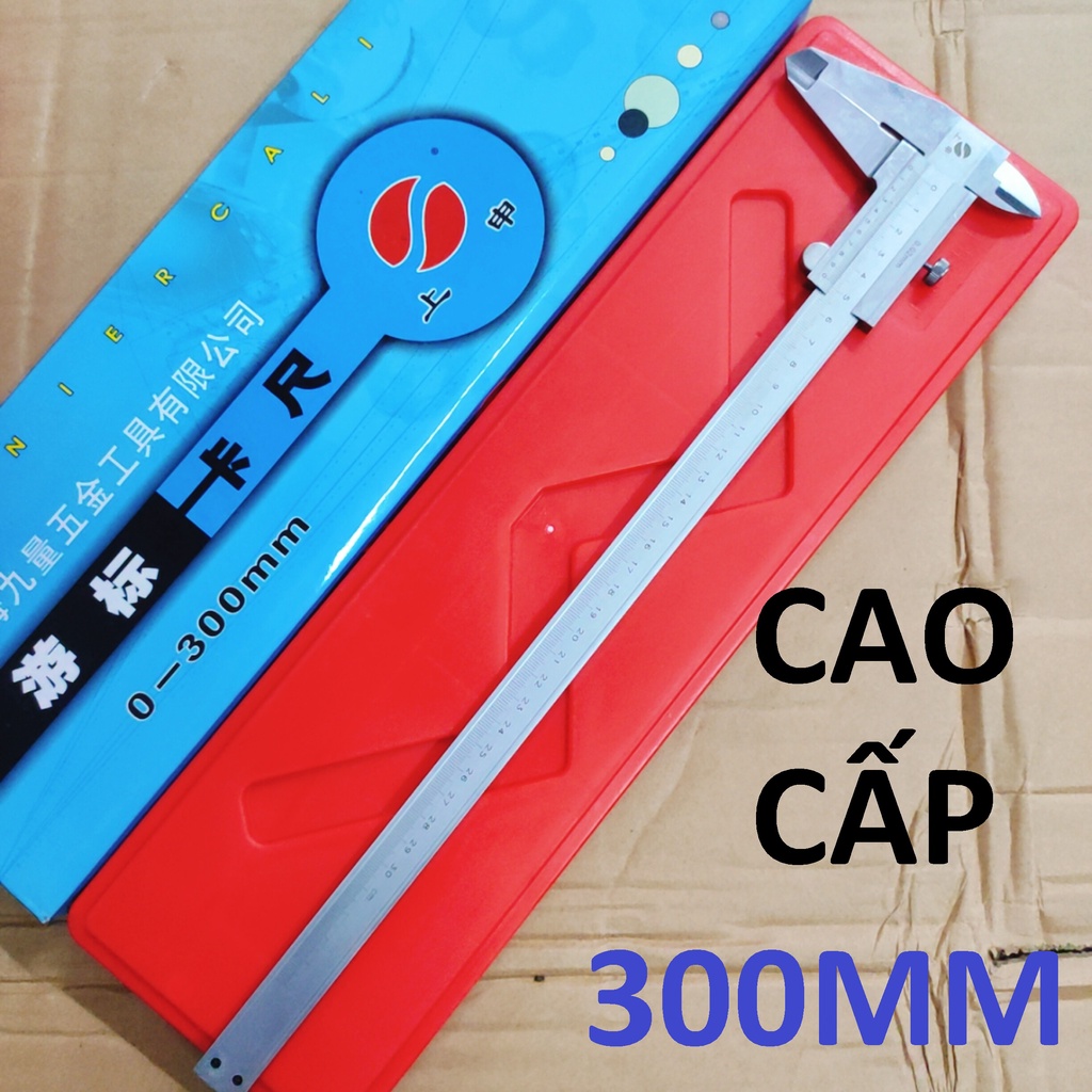 Thước kẹp cơ 150-300mm cao cấp, thân đúc liền khối/ Thước cặp cơ khí chất lượng caoV