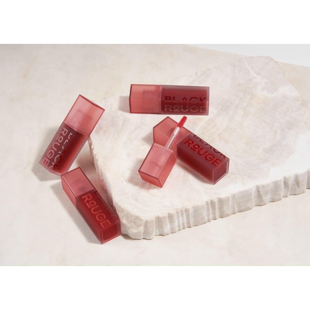 CÓ SẴN  Son Kem B  l  a c k   R o u g e A  ir Fit Velvet Tint Ver.9- Double Layer Over Velvet