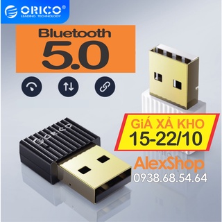 [Màu Đen] USB Bluetooth 5.0 Orico BTA 508 Nhỏ Gọn PC/ laptop Công Suất Cao Connect Nhiều Thiết Bị Không Kén Hệ Điều
