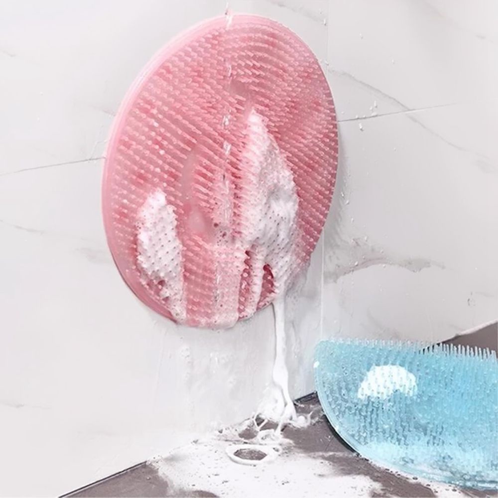 (Hàng Mới Về) Bàn Chải Silicone Tròn Mát Xa Tẩy Tế Bào Chết Cho Bàn Chân 31cm