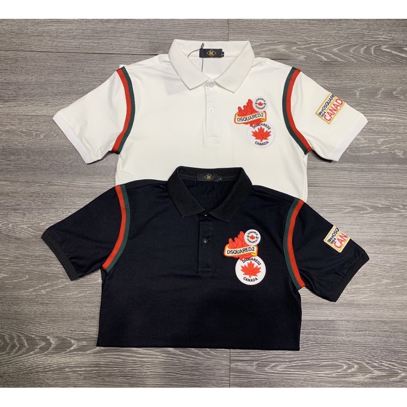 Áo thun cổ trụ thêu logo nổi bật(chất liệu thun cotton) | BigBuy360 - bigbuy360.vn