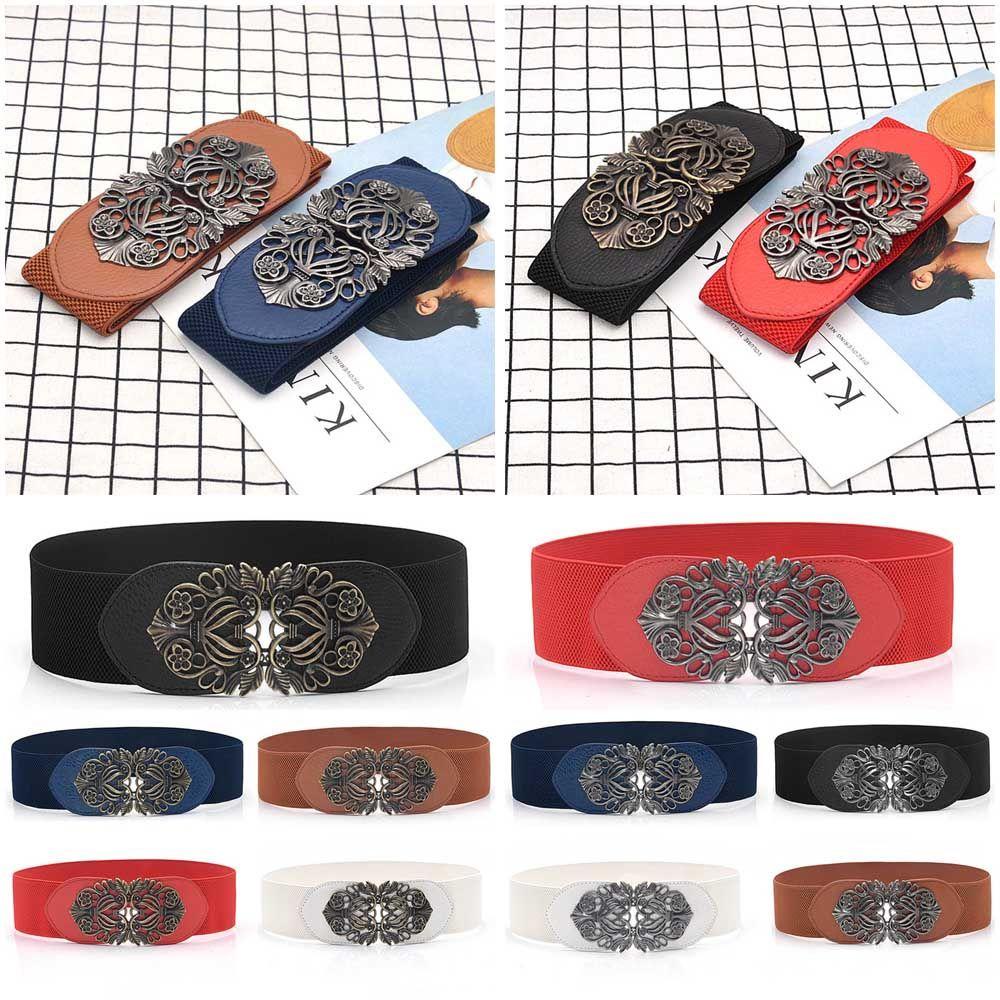 Thắt Lưng Điều Chỉnh Được Hai Khóa Cài Phong Cách Vintage Cho Nữ