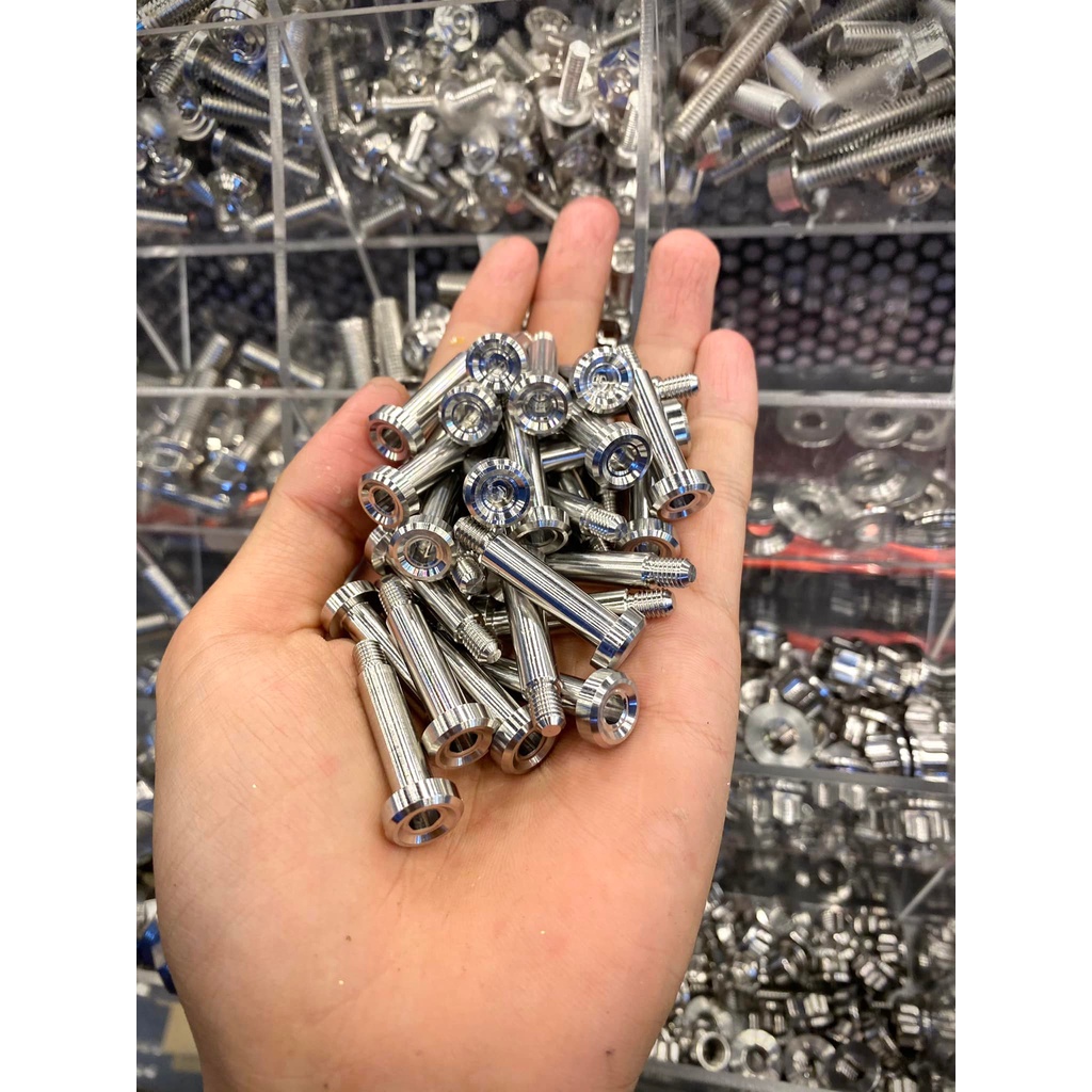 Ốc INOX304 lắp gáy nhựa cổ  Dream INOX304 CNC