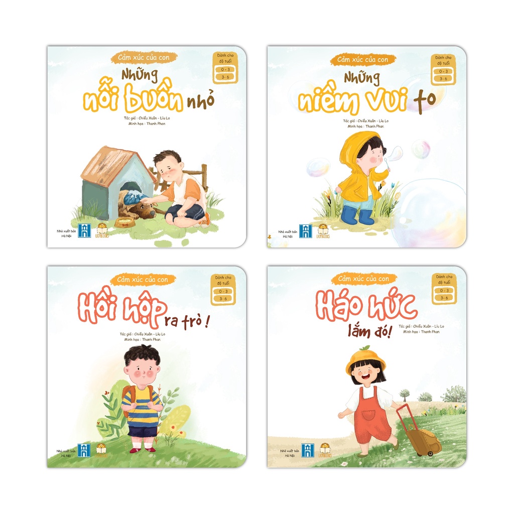 Sách - Combo 4 cuốn Cảm xúc của con