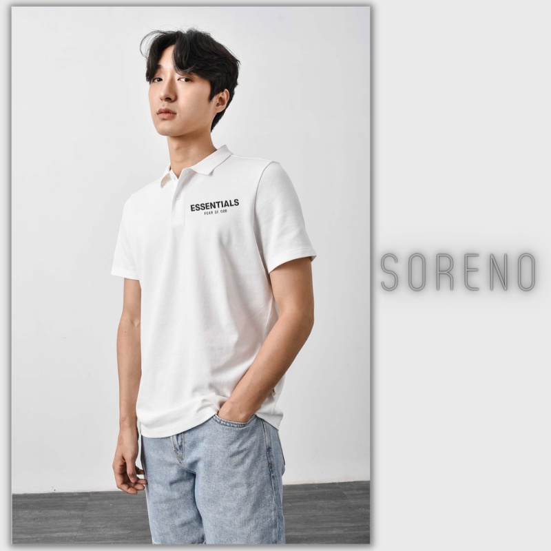 Áo Polo ESSENTIALS Nam Nữ Form Rộng Cotton Cá Sấu Cao Cấp | Soreno