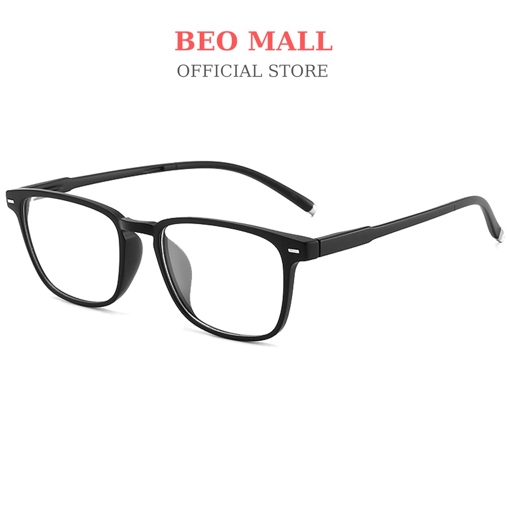 Gọng kính cận cho nam nữ BEOMALL thiết kế dạng vuông thời trang đẳng cấp 213