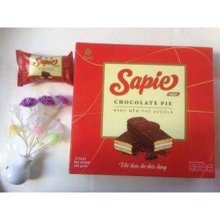 Banh Sapie chocolate pie (hộp 12 cái)