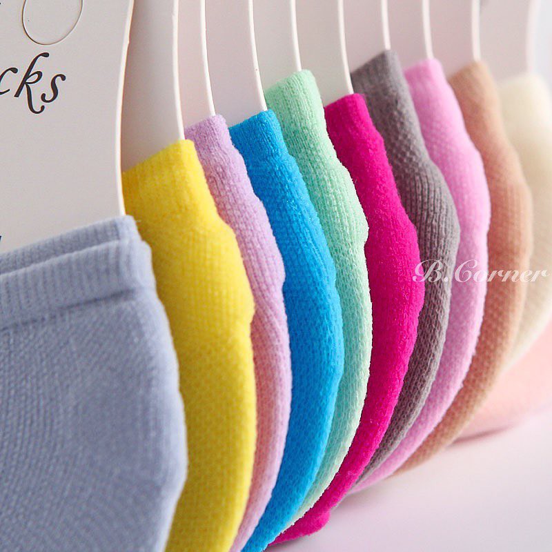 [Mã SKAMCLU8 giảm 10% cho đơn từ 100K] Vớ Ngắn Màu Trơn - VO1024