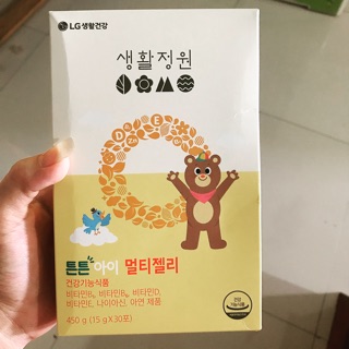 THẠCH VITAMIN HỒNG SÂM LG (giúp trẻ tăng sức đề kháng,tăng chiều cao,chống còi xương,hỗ trợ tiêu hoá)