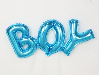 Bóng bạc chữ Boy Girl
