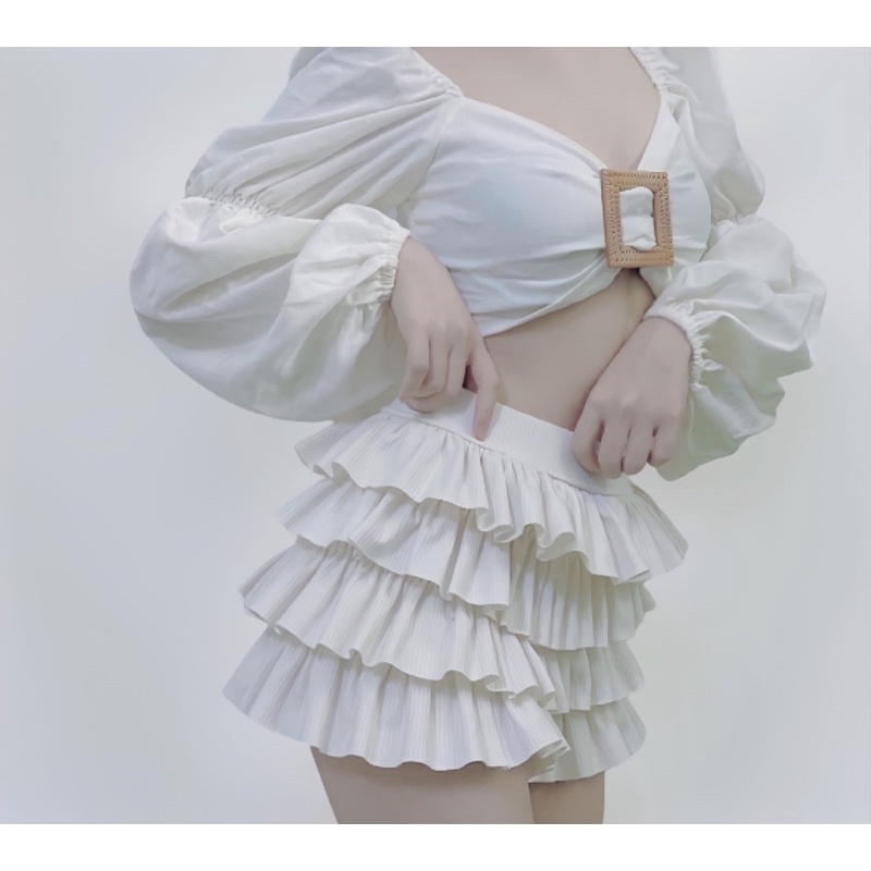 Chân váy tầng có quần trong | BigBuy360 - bigbuy360.vn