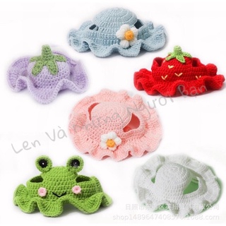Nón len handmade cho chó và mèo size lớn 🐕🐈