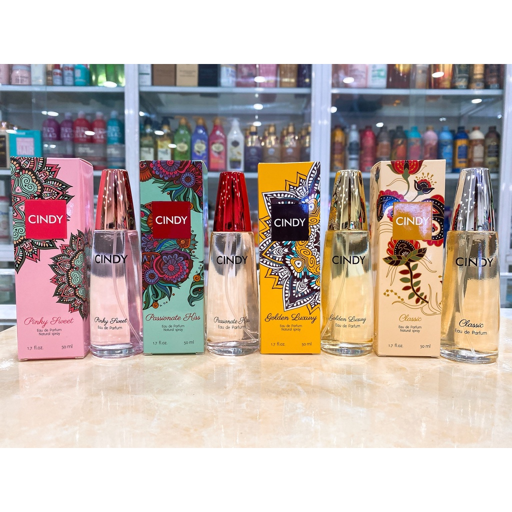 Nước Hoa Nữ Cindy Eau De Parfum Mẫu Mới 50ml