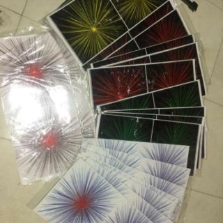 Decal tia dán biển, đèn hậu