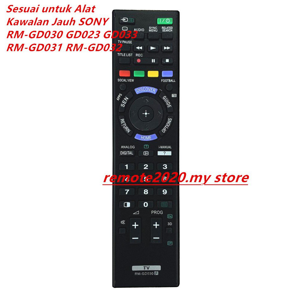 Thiết Bị Điều Khiển Từ Xa Cho TV Sony RM-GD030 gd023 gd033 RM-GD031 RM-GD032 RM-GD026 RM-GD027 RM-GD028 RM-GD029 Kdl26 Kdlex650Kl Kl46 Kld028 RM-GD028 RM-Gd029Kdlz550 Kdlex650Kl Klh850 Kl-Dlmhmh-Kl-Dl-Kl-Dl