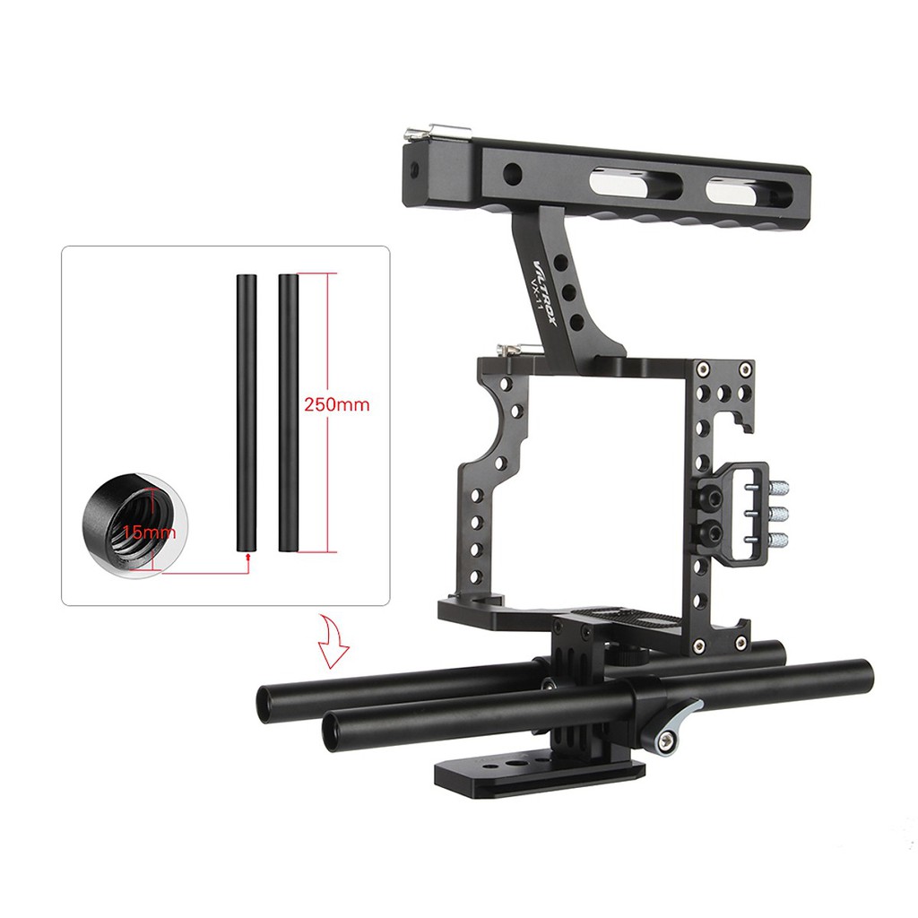 Khung máy ảnh Sony A73 A7S3 A7R3.... - Viltrox VX-11