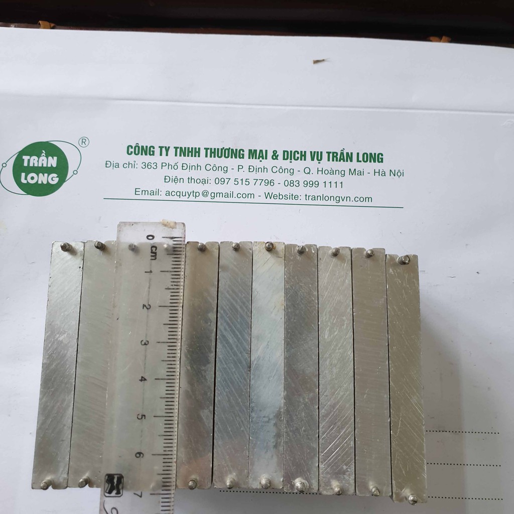 Combo 4 tản nhiệt nhôm đặc tháo máy kích thước 70x70x10mm