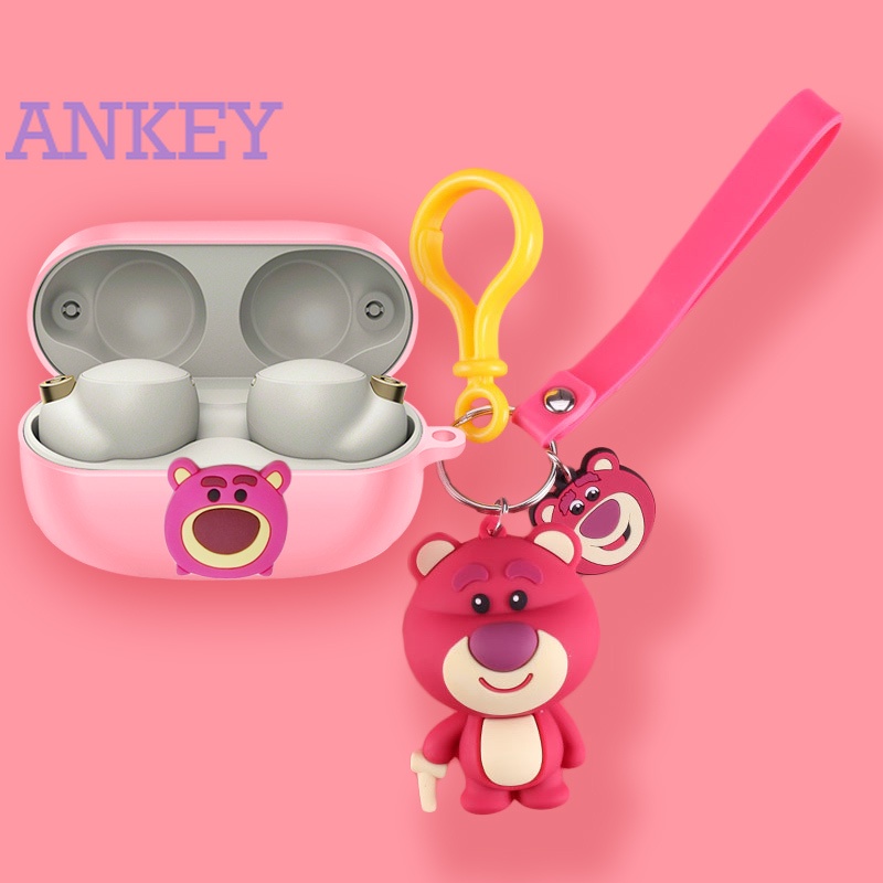 Sony WF-1000XM4 / WF-1000XM3 / WF-XB700 Vỏ bảo vệ hộp sạc tai nghe bluetooth không dây bằng silicon mềm sáng tạo cho Sony WF1000XM4 WF1000XM3 WFXB700