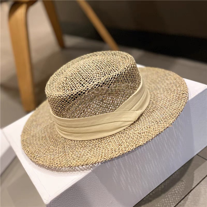 Mũ cói đi biển dạng lưới thưa hàng cao cấp