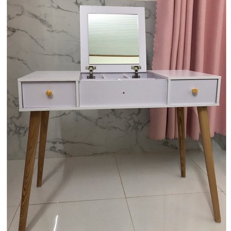 (GIAO HỎA TỐC TPHCM) Bàn trang diểm bàn phấn có gương có ngăn kéo cao cấp