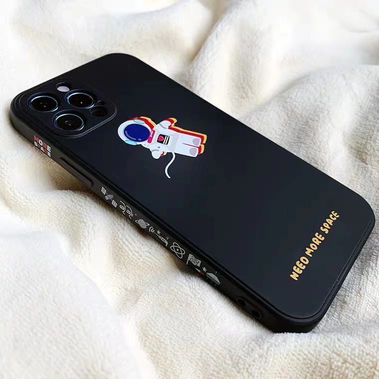 Ốp Điện Thoại Silicon In Hình Phi Hành Gia Cho IPhone 6 6sPlus 7 8Plus SE X Xs Xr XSMAX 11 11pro 11Promax1212Promax