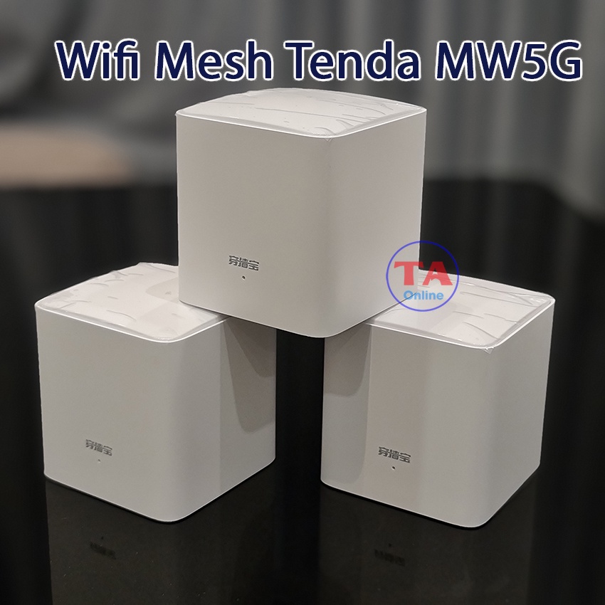 Wifi Mesh Tenda MW5G Cổng WAN LAN 1Gb Giải Pháp Wifi Cho Căn Hộ Nhà Phố