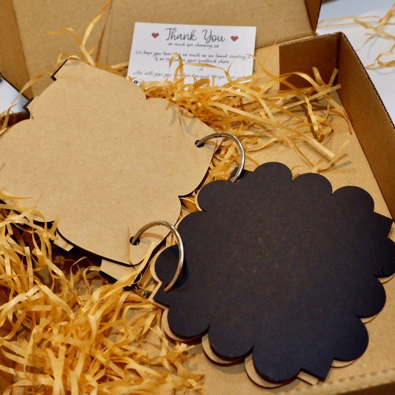 ALBUM - PHOTOBOOK CẮT HOA VĂN + KHOEN CÒNG + HỘP QUÀ