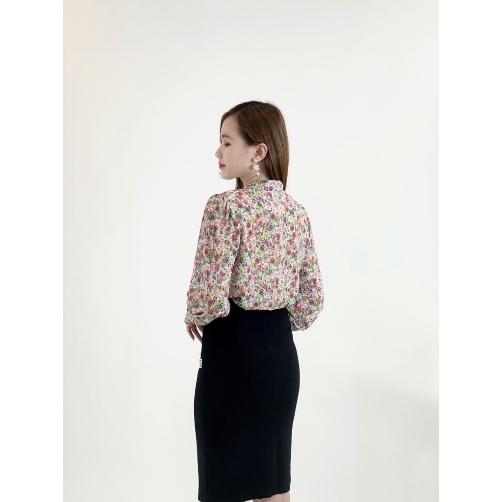 [Mã WASTUP giảm 10% tối đa 30K đơn 99K] Áo sơ mi nữ thiết kế voan tơ tay bồng EMVY- H10 | BigBuy360 - bigbuy360.vn