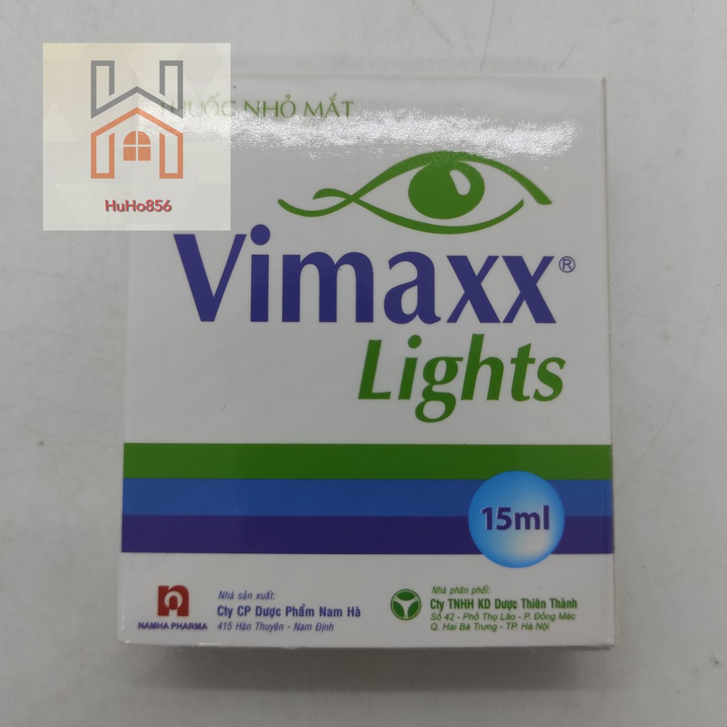 Vimaxx Lights Nước nhỏ mắt 15ml rửa mắt Dược Thiên Thành