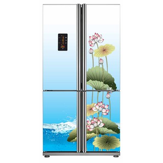 DECAL DÁN TRANG TRÍ TỦ LẠNH HOA SEN