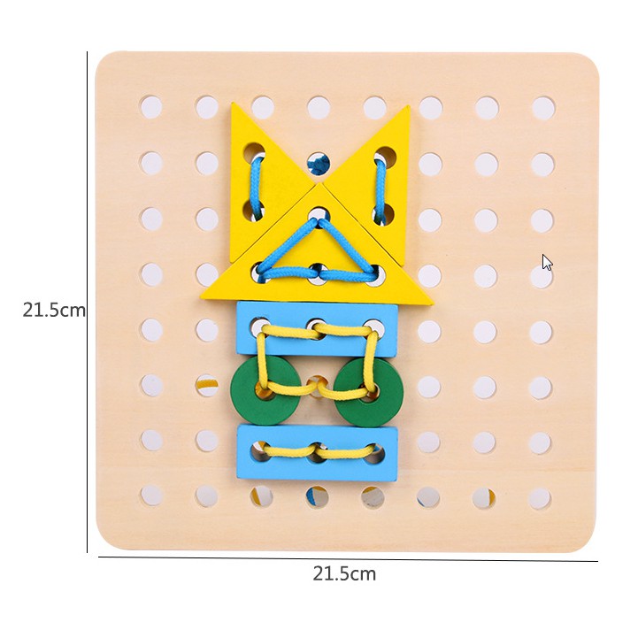 Đồ Chơi Xâu Dây Luồn Khối Phát Triển Vận Động Tinh
