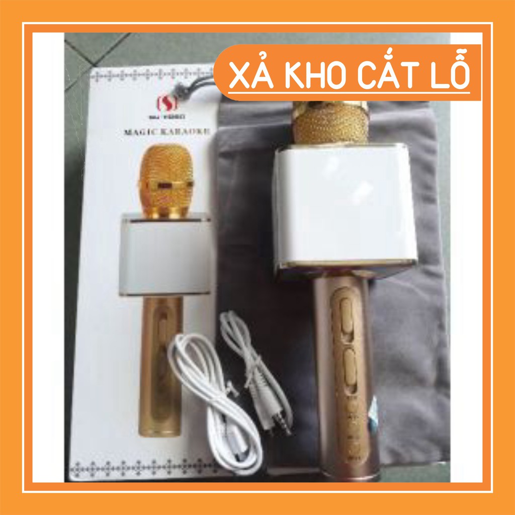 (thanh lý kho) Mic Hát Karaoke Bluetooth YS-11 Hàng Chuẩn Hút Âm Tốt, Âm Trong Veo