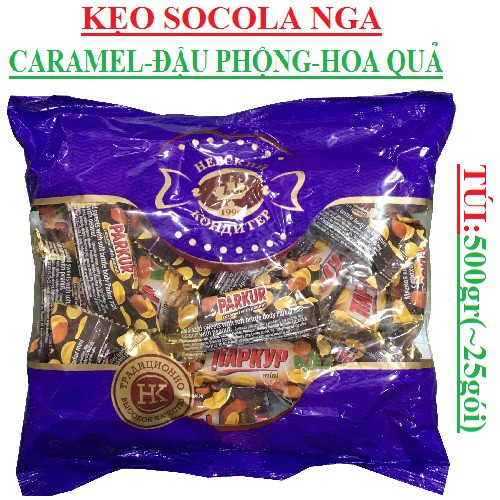 Kẹo socola Tapkyx nhân đậu phộng ngon hơn kẹo SCL Cten gói 500gr