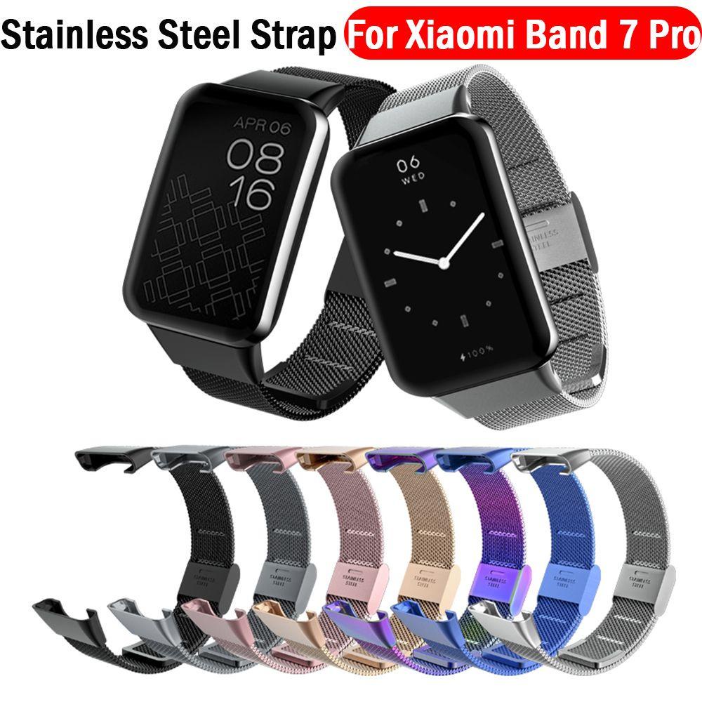 Dây Đeo Thay Thế Chất Liệu Kim Loại Cho Xiaomi Band 7 Pro