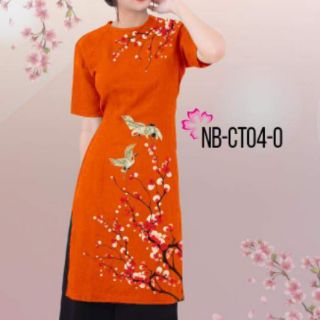 Vải áo dài cách tân duyên dáng