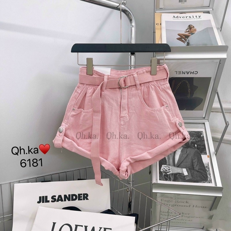 QUẦN SHORT BÒ GAPA GẤU KÈM ĐAI NHIỀU MÀU HOTTREND LOẠI 1 MS25278