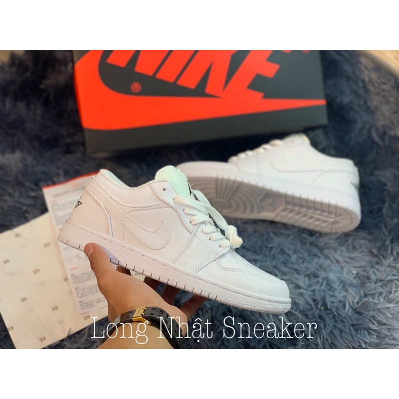 Giày Sneaker JD Low Trắng, Giày Thể Thao Nam Nữ Thấp Cổ