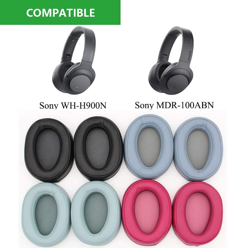 MDR-100ABN EarPads, Bộ phận sửa chữa tai nghe thay thế bằng da Protein Memory Soft Memory Foam Tương