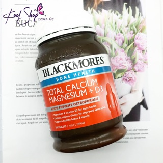 [Vỏ hộp đựng] 💕 Viên uống bổ sung Canxi cho xương chắc khoẻ Blackmores Total Calcium & Magnesium + D3 ÚC💕