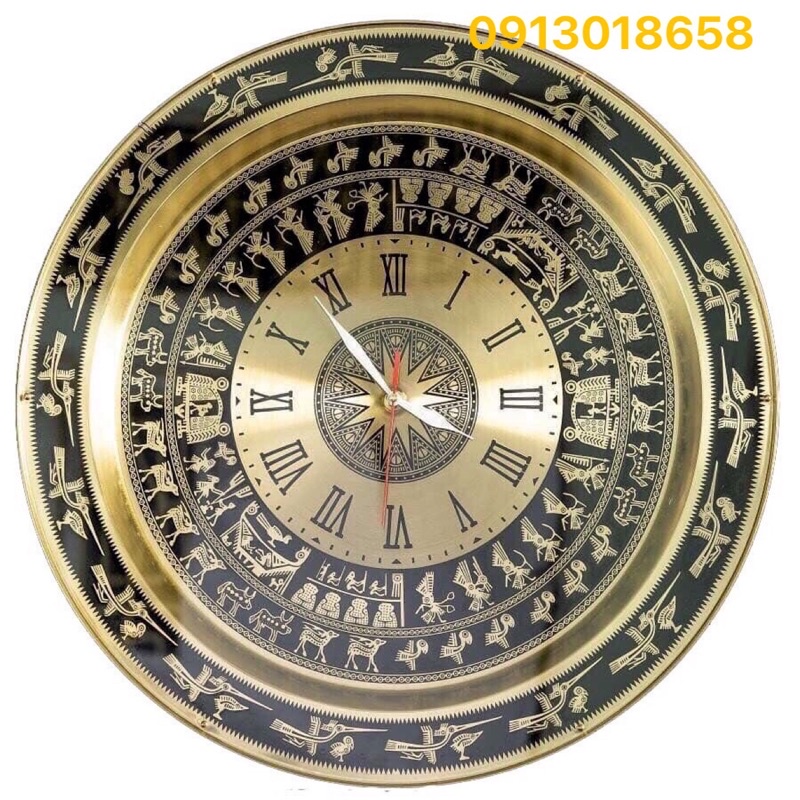 Đồng hồ bằng đồng nguyên chất cỡ 42cm,52cm.
